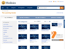 Tablet Screenshot of manheimtools.com